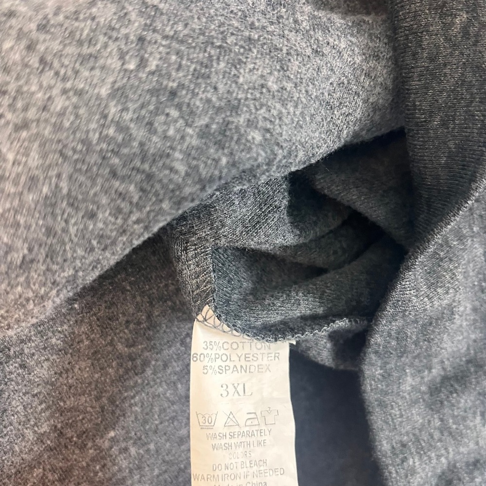 Good Vibes Rainbow Graphic Sweatshirt Women's 3XL Heather Gray Pullover Positive - Picture 3 of 8